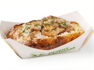 Картопля замішана з тушкованим м’ясом (від 400g)