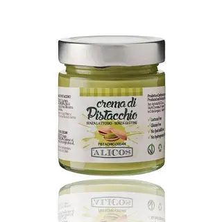 Crema di pistacchio senza glutine e lattosio 