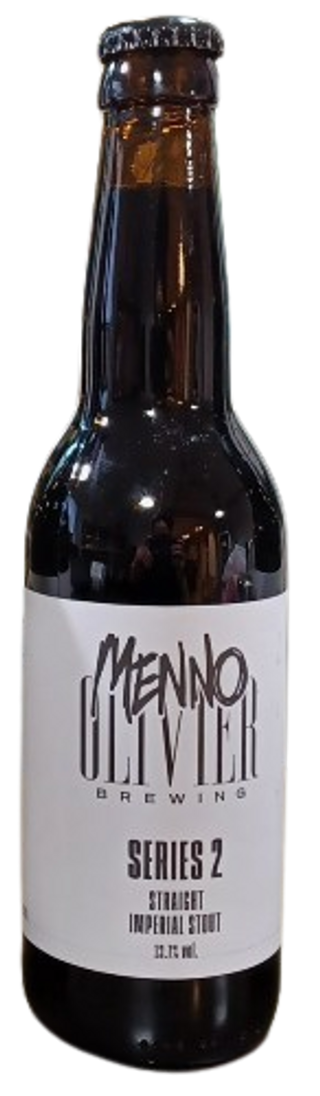 Series 2: Straight Imperial Stout Menno Olivier Brewing Botella