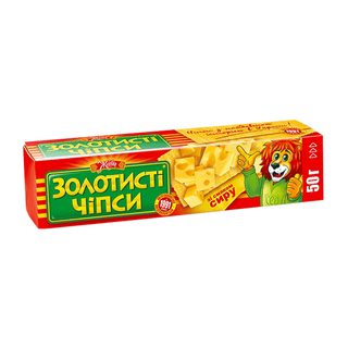 Золотисті Чіпси Сир 50г