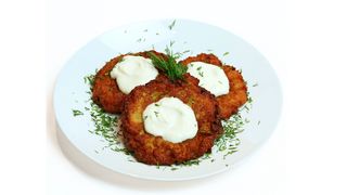 Placki ziemniaczane ze śmietaną