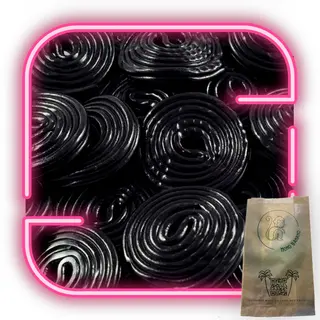 Discos Regaliz Negro Por 2Uds.