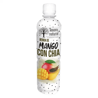 Bebida de mango con chía