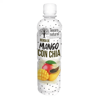 Bebida de mango con chía