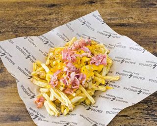 Patatas Con Cheddar Y Bacon