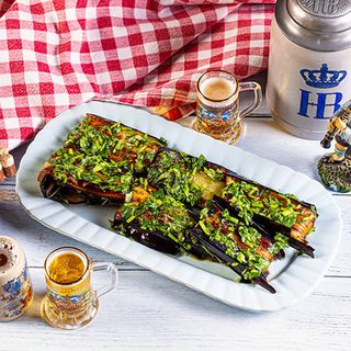 ბადრიჯანი ნივრით