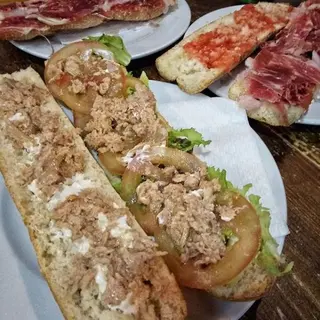 Jamón ibérico y queso de oveja (ración)