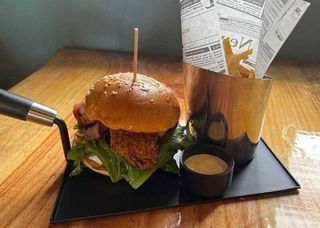 Hambúrguer de Frango Crispy