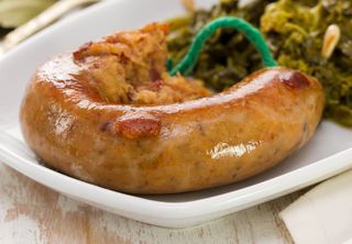 Alheira na grelha com Abacaxi