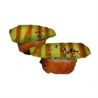 Nigiri De Arroz Frito Y Aguacate