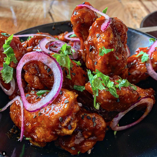 6 Alitas De Pollo Con Salsa Barbacoa (Ración)