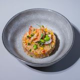 Азиатский жареный рис с креветками