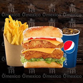 Double Chicken Burger