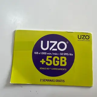 UZO 1GB , 1000 min 