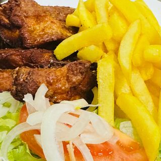 Menú Alitas De Pollo Fritas (6 Uds.)