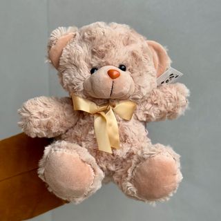 М'яка іграшка кремовий ведмедик