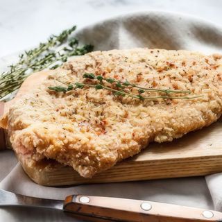 Pollo Crujiente Con Salsa De Limón