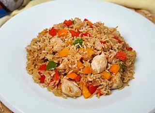 Riz catonais poulet 