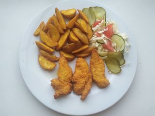 Panierowane Stripsy z kurczaka 