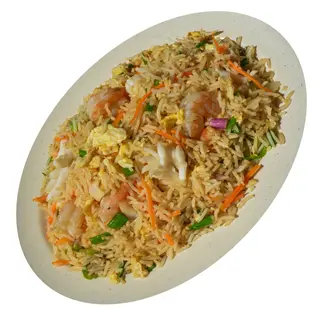 Seafood Fried Rice (Riso Fritto Di Frutti Di Mare) 
