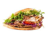 Panino kebab solo carne