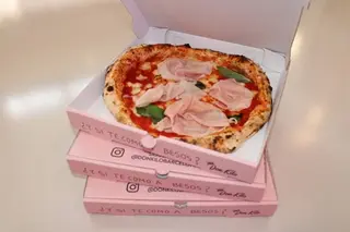 Pizza De Jamón Y Queso 31 Cm.
