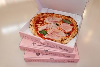 Pizza De Jamón Y Queso 31 Cm.