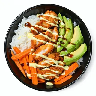 Poke pollo fritto