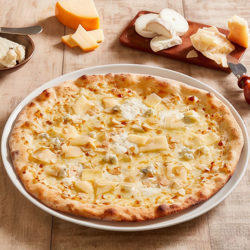 PIZZA FINA 5 FORMAGGI 
