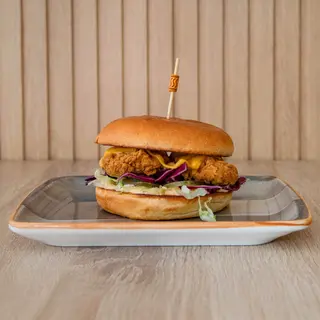 Hamburguesa pollo crujiente