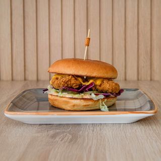 Hamburguesa pollo crujiente