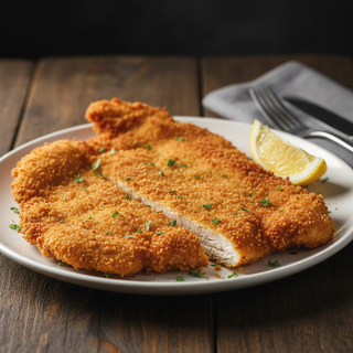 Șniţel din piept de pui