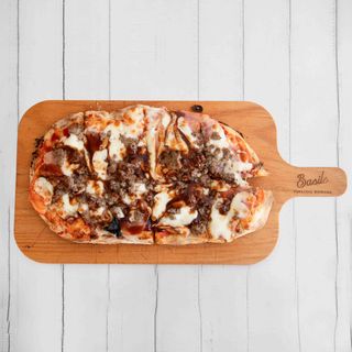 Pinsa clásica barbacoa