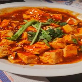 mapo toufu con arroz