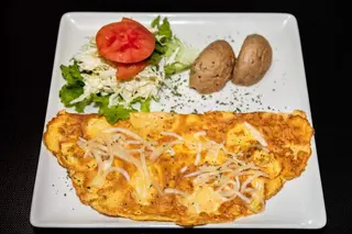 Omlet sa sirom