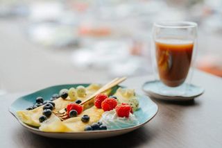 Keto proteinowe naleśniki z nutellą