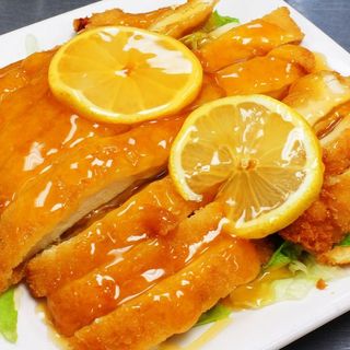 pollo crujiente al limon