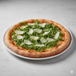 Pizza De Rúcula Y Padano 27 Cm.