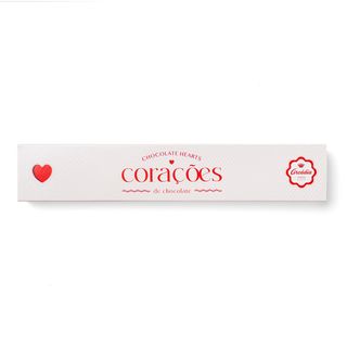 Caixa Corações Chocolate Negro