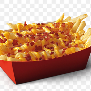 Patatas, cheddar y beicon 