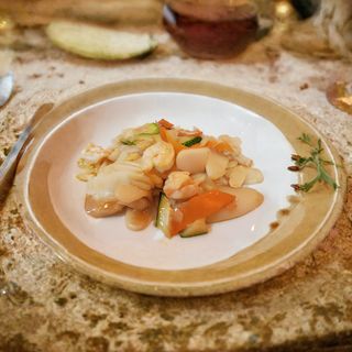 170. Gnocchi di riso con frutti di mare
