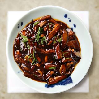 Berenjenas salteadas en salsa Yu-xiang