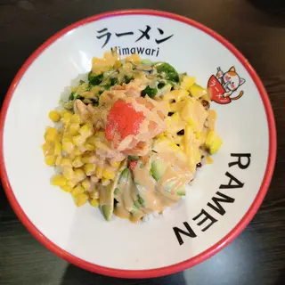 Poke salmon