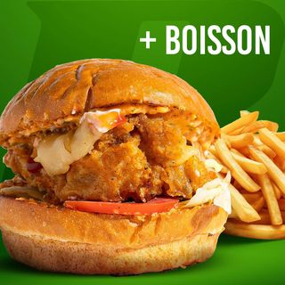 Burger Crispy + Boisson