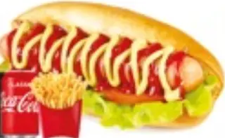 Hot dog-menù