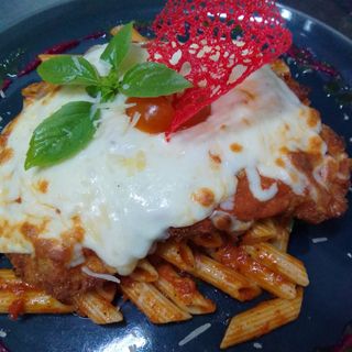 Poulet pané à l'italienne