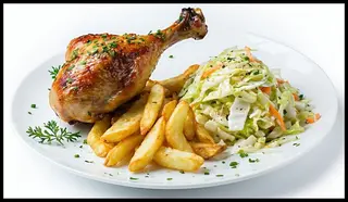 Chips and chicken