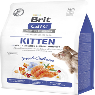 Brit Care Cat GF Kitten Gentle Digestion Strong Immunity з лососем 0.4 кг