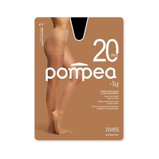 Pompea Collant 20 Denari Top Nero 4-l - 000063075