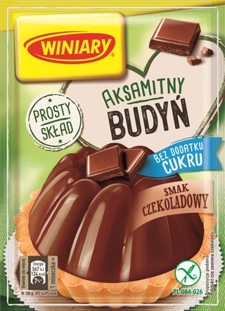 Budyń czekoladowy bez cukru Winiary . 0.38кг